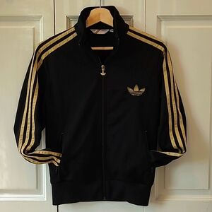Adidas black track jacket